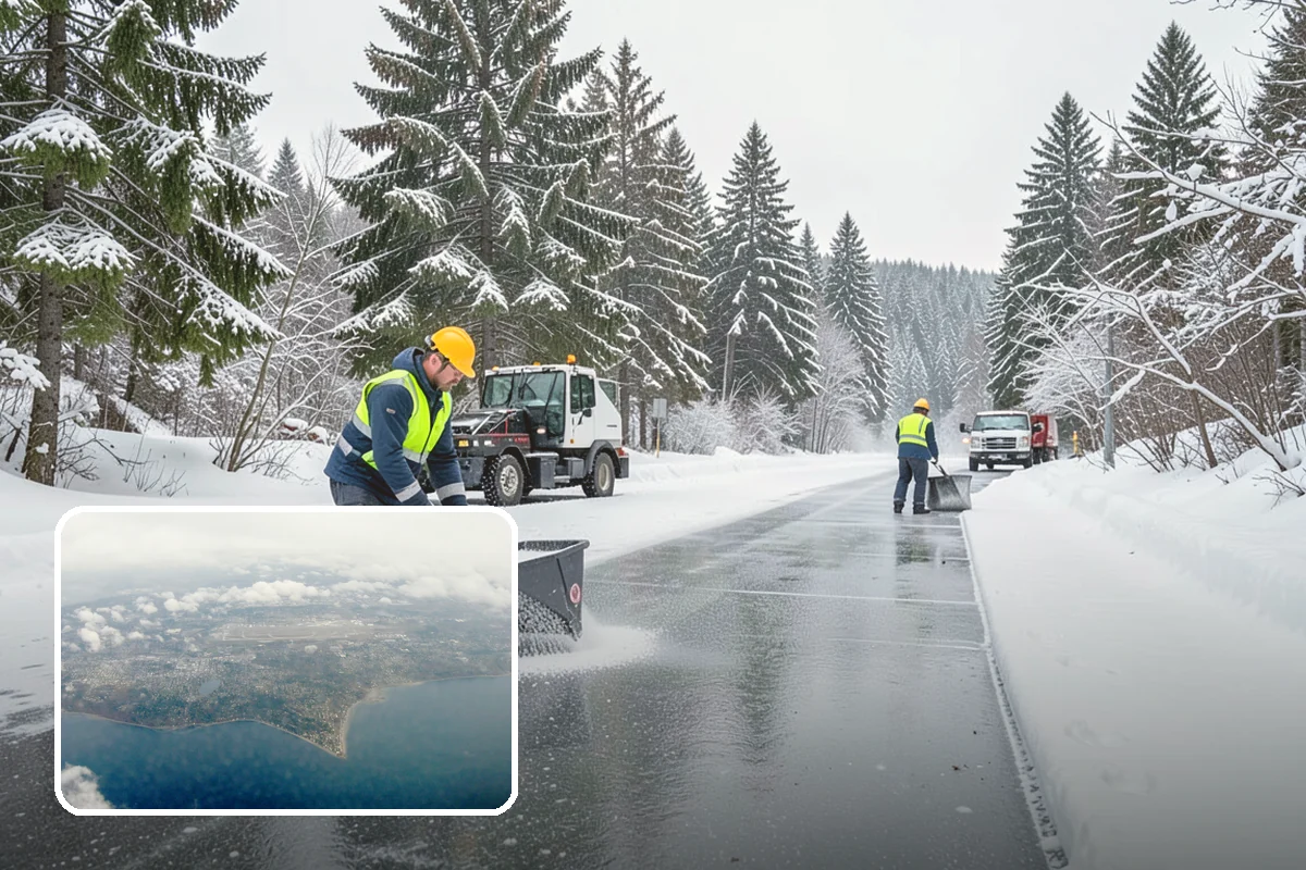 Winter Property Monitoring in Burien, King County, WA - Catches ice risk before snow even falls