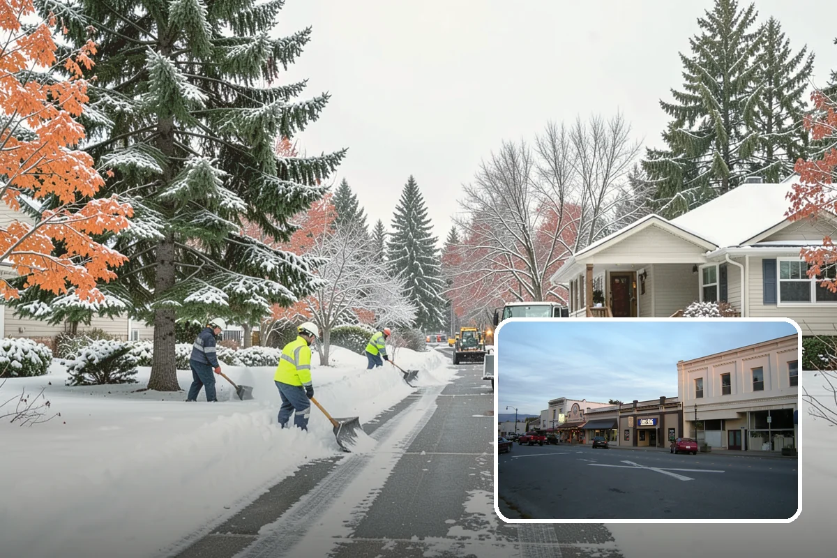 Winter Property Monitoring in Burlington, Skagit County, WA - Catches ice risk before snow even falls