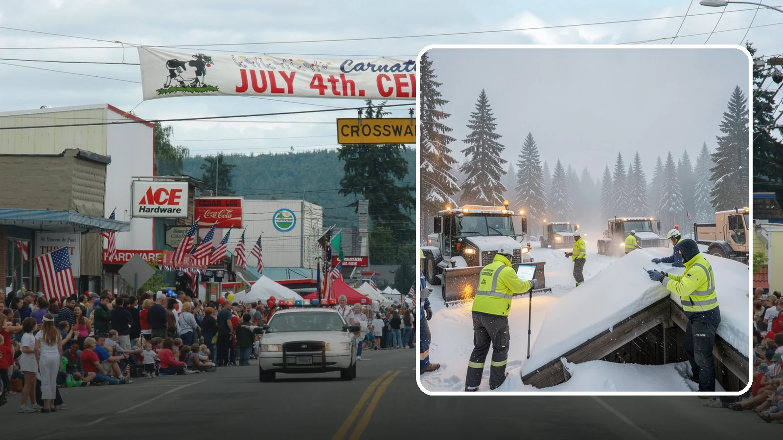 Winter Property Monitoring in Carnation, King County, WA - We monitor your Western Washington property through winter, watching conditions and forecasts to act before problems form.