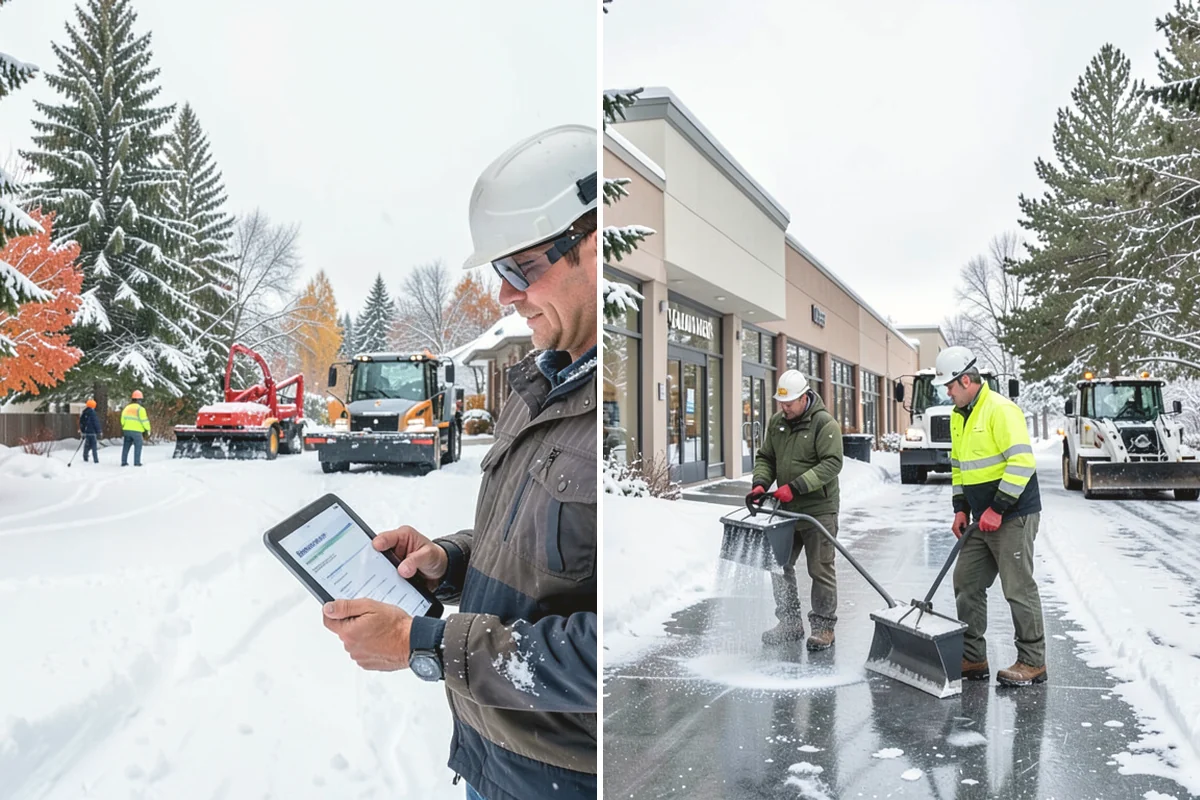Winter Property Monitoring in Carnation, King County, WA - Set the property zones and risk points to watch
