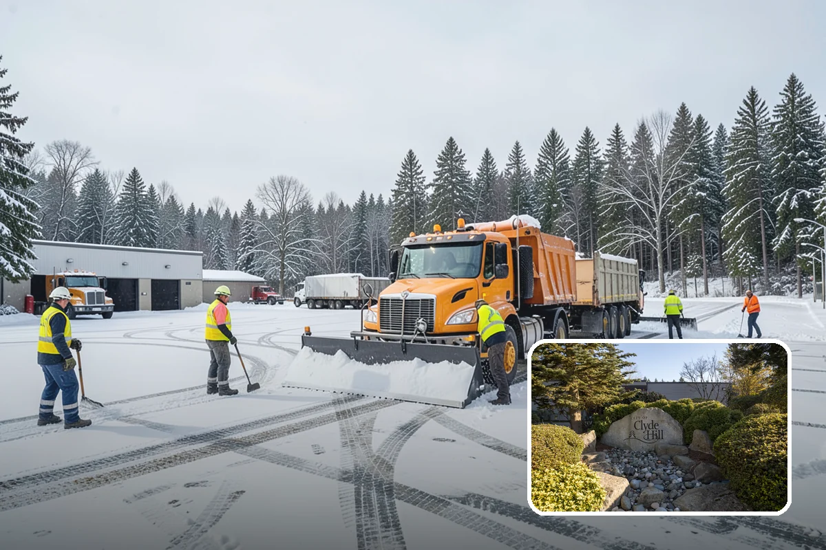 Winter Property Monitoring in Clyde Hill, King County, WA - Catches ice risk before snow even falls