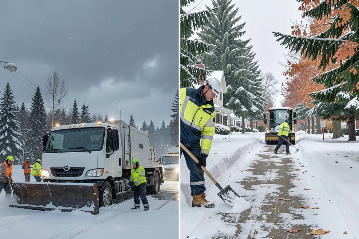 Winter Property Monitoring in Clyde Hill, King County, WA - Set the property zones and risk points to watch
