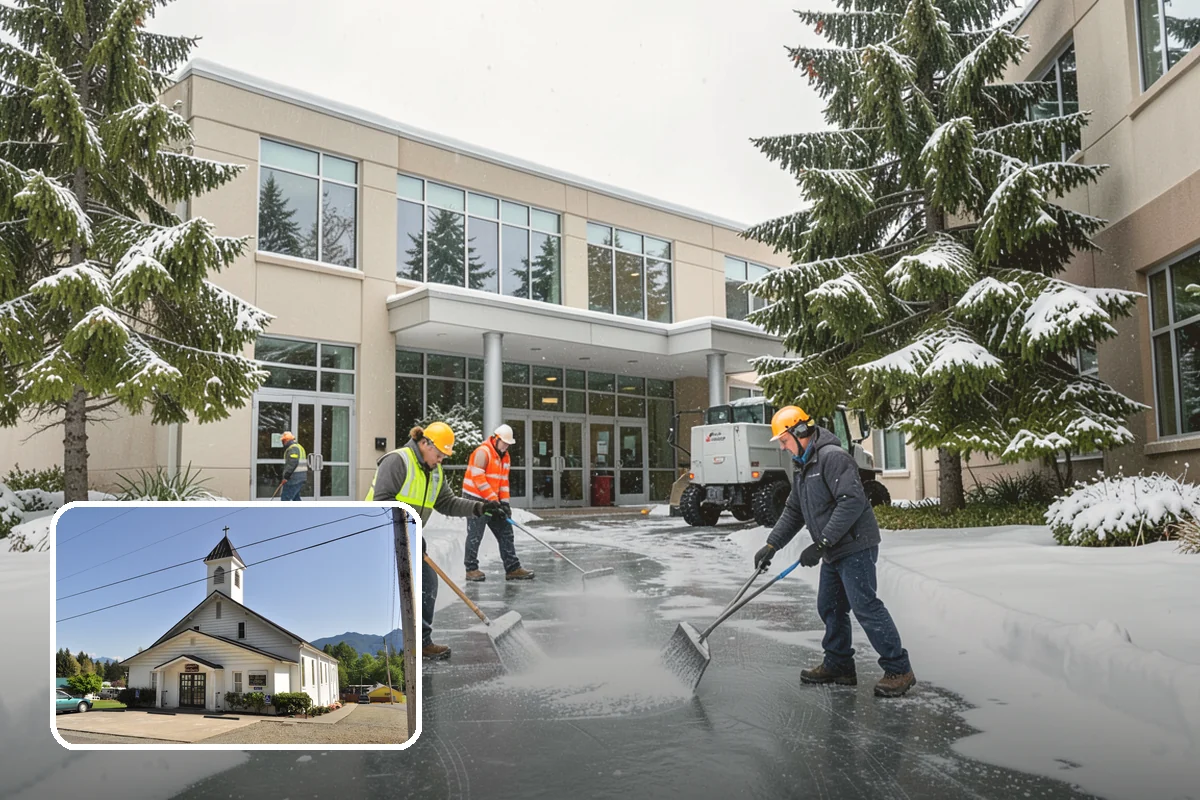 Winter Property Monitoring in Concrete, Skagit County, WA - Catches ice risk before snow even falls