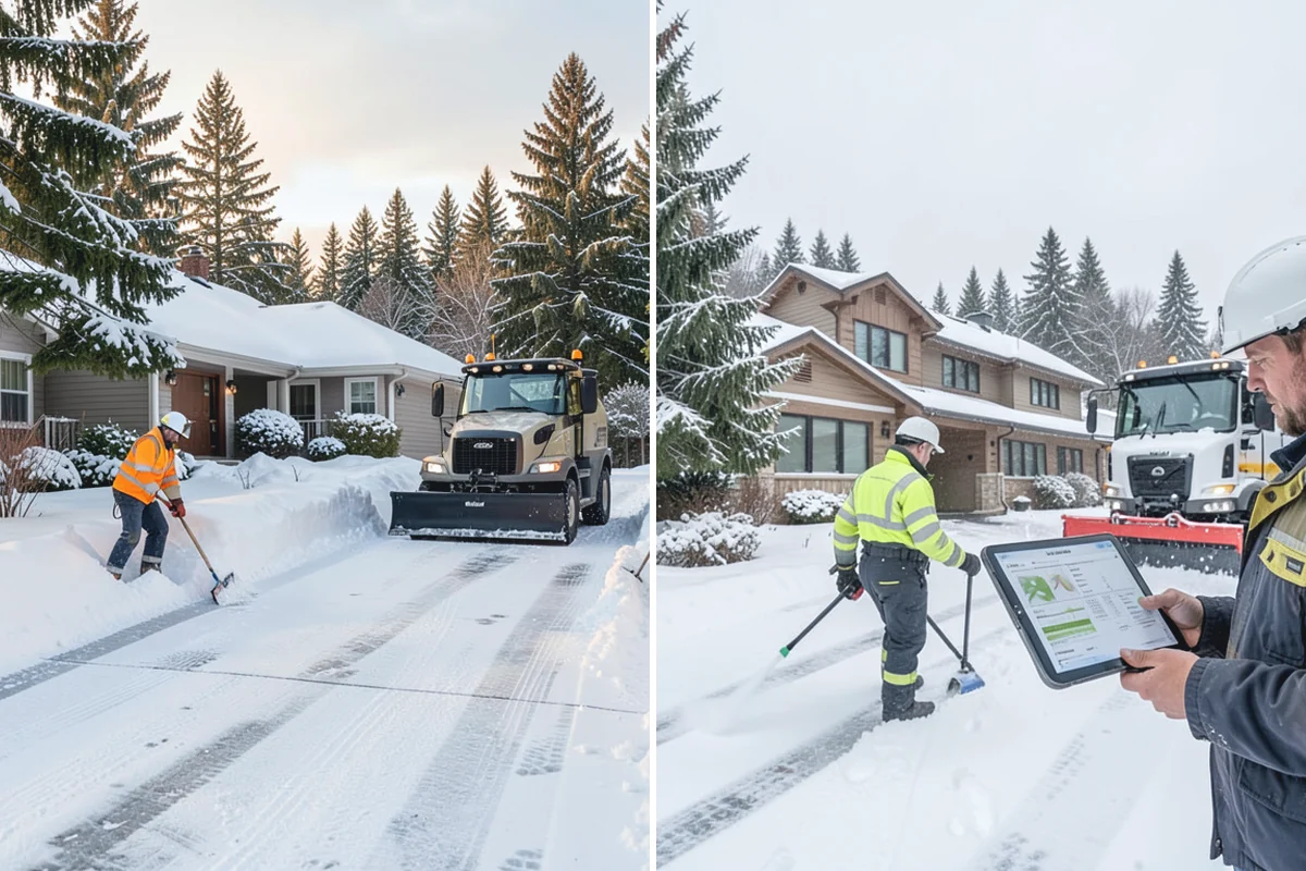 Winter Property Monitoring in Coupeville, Island County, WA - Set the property zones and risk points to watch