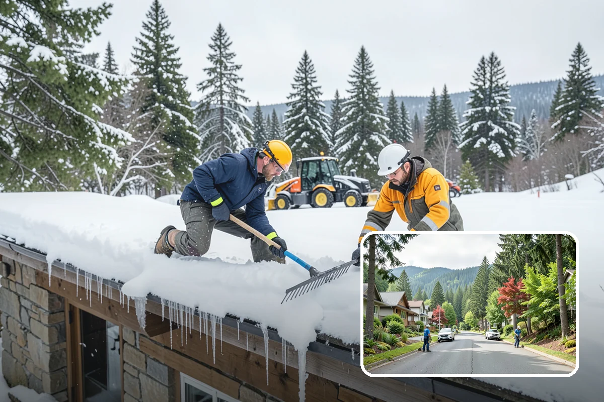Winter Property Monitoring in Darrington, Snohomish County, WA - Catches ice risk before snow even falls