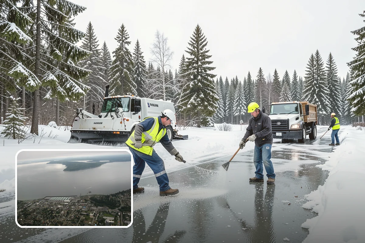 Winter Property Monitoring in Des Moines, King County, WA - Catches ice risk before snow even falls