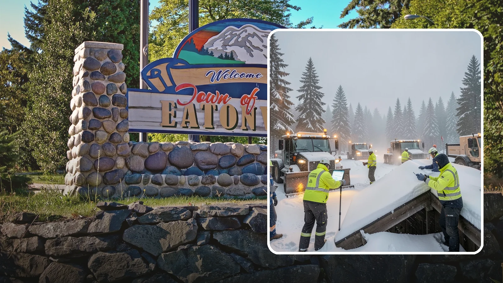 Winter Property Monitoring in Eatonville, Pierce County, WA - We monitor your Western Washington property through winter, watching conditions and forecasts to act before problems form.