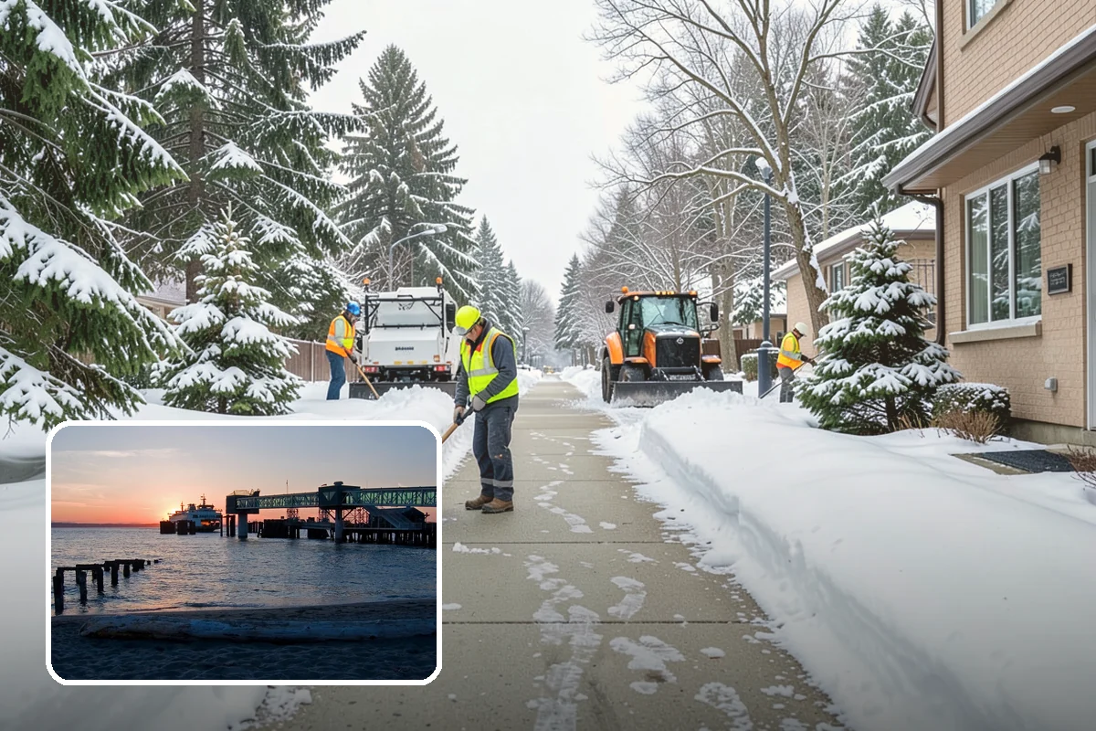 Winter Property Monitoring in Edmonds, Snohomish County, WA - Catches ice risk before snow even falls
