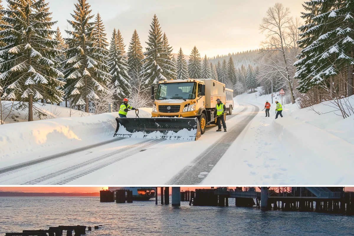 Winter Property Monitoring in Edmonds, Snohomish County, WA - Runs continuously through the winter season when overnight refreeze and sudden storms are the biggest threats.