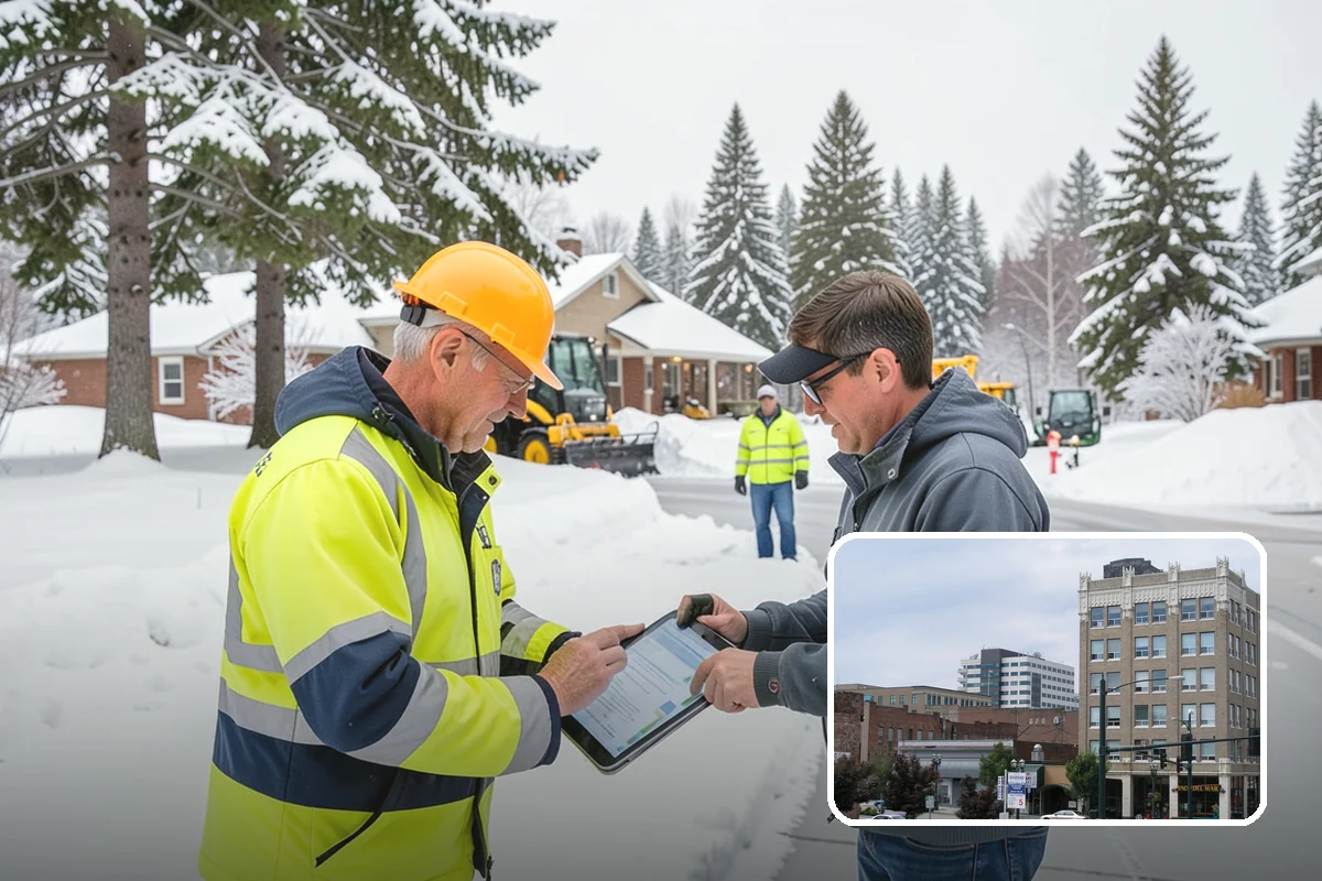 Winter Property Monitoring in Everett, Snohomish County, WA - Catches ice risk before snow even falls