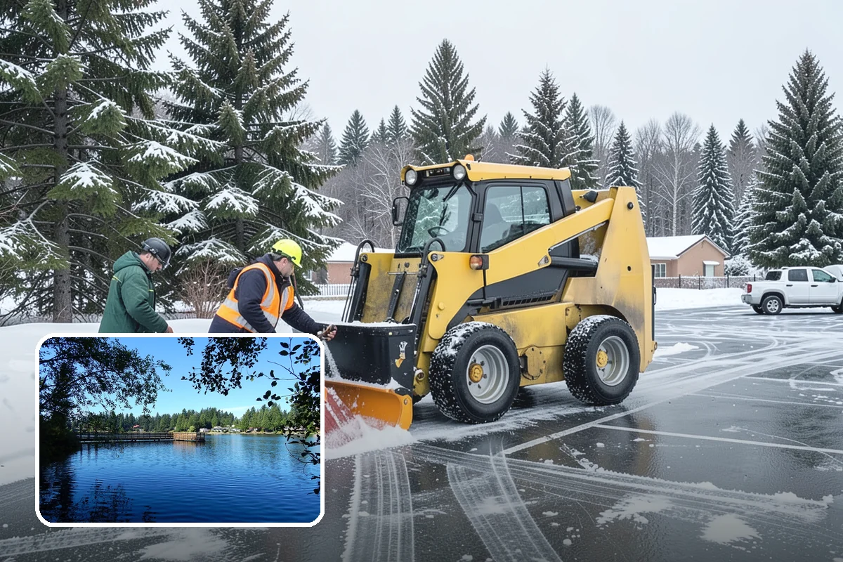 Winter Property Monitoring in Federal Way, King County, WA - Catches ice risk before snow even falls