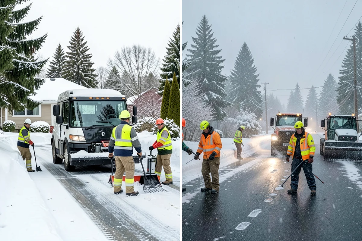 Winter Property Monitoring in Federal Way, King County, WA - Set the property zones and risk points to watch