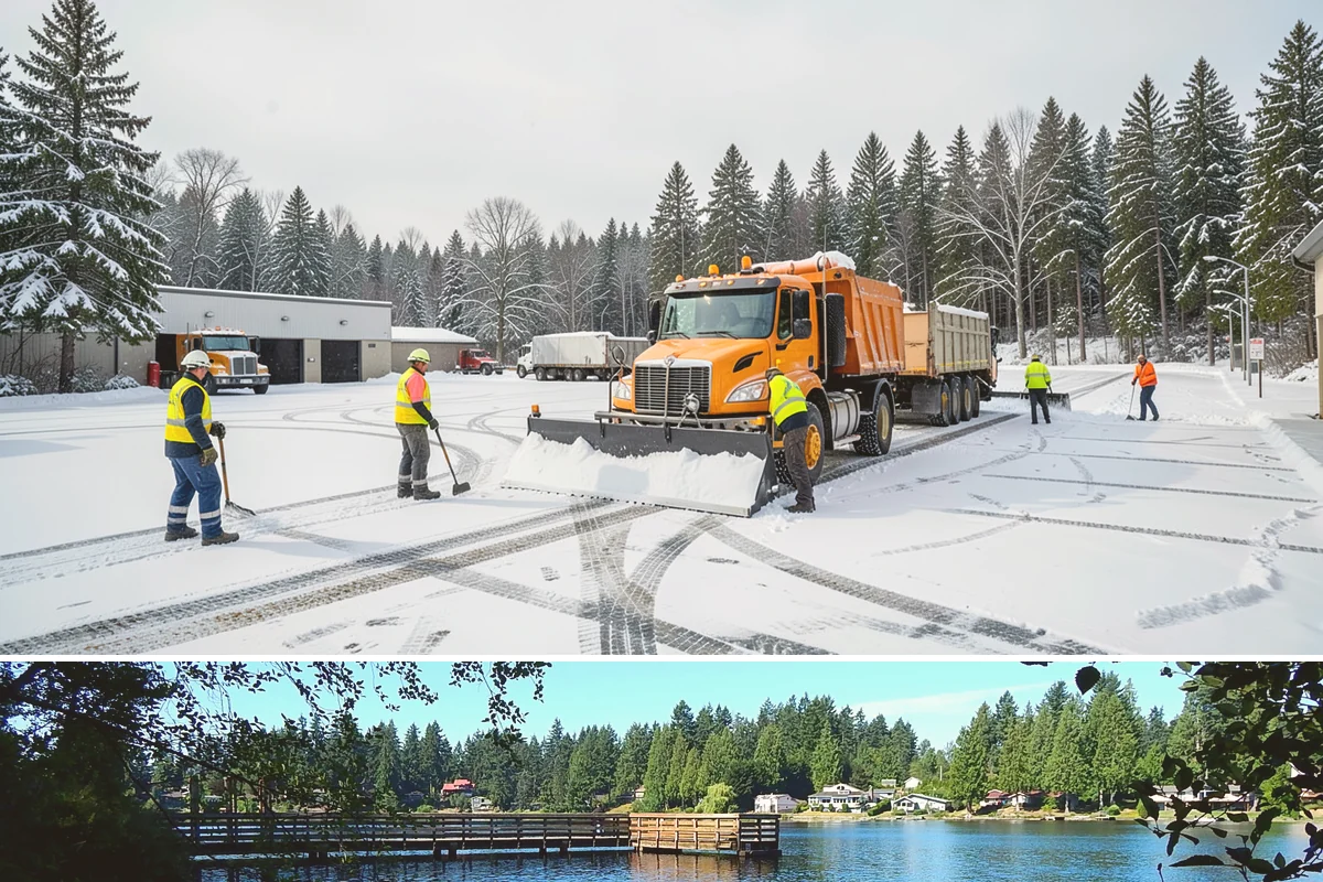 Winter Property Monitoring in Federal Way, King County, WA - Runs continuously through the winter season when overnight refreeze and sudden storms are the biggest threats.
