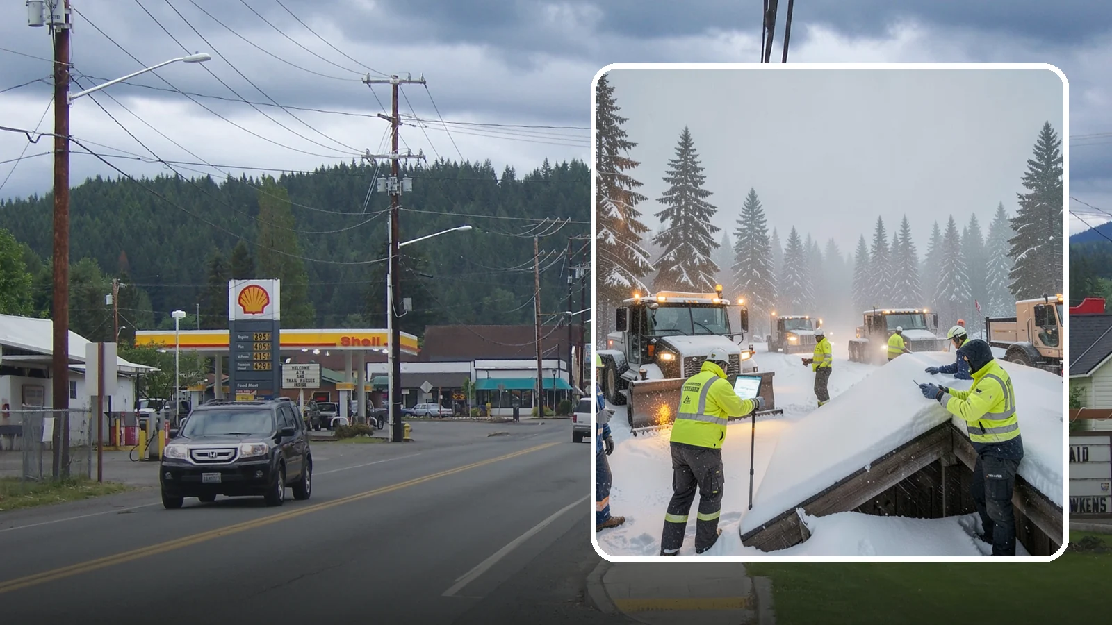 Winter Property Monitoring in Granite Falls, Snohomish County, WA - We monitor your Western Washington property through winter, watching conditions and forecasts to act before problems form.