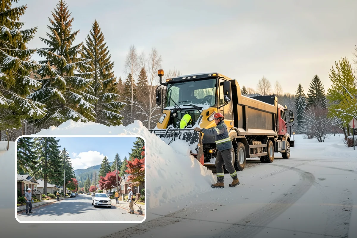Winter Property Monitoring in Hunts Point, King County, WA - Catches ice risk before snow even falls