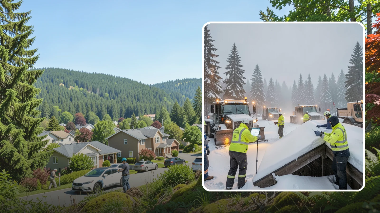 Winter Property Monitoring in Index, Snohomish County, WA - We monitor your Western Washington property through winter, watching conditions and forecasts to act before problems form.