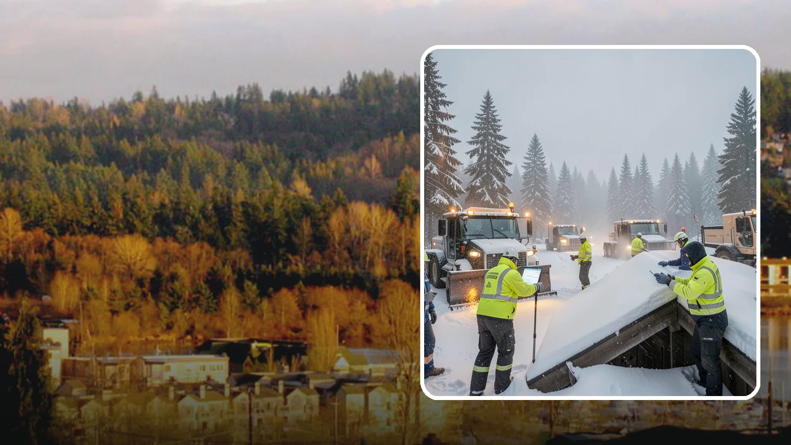 Winter Property Monitoring in Kenmore, King County, WA - We monitor your Western Washington property through winter, watching conditions and forecasts to act before problems form.