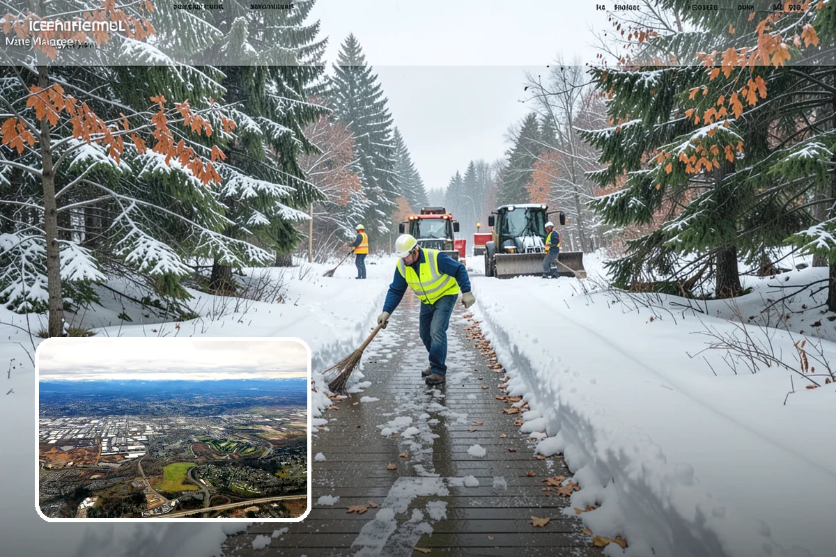 Winter Property Monitoring in Kent, King County, WA - Catches ice risk before snow even falls