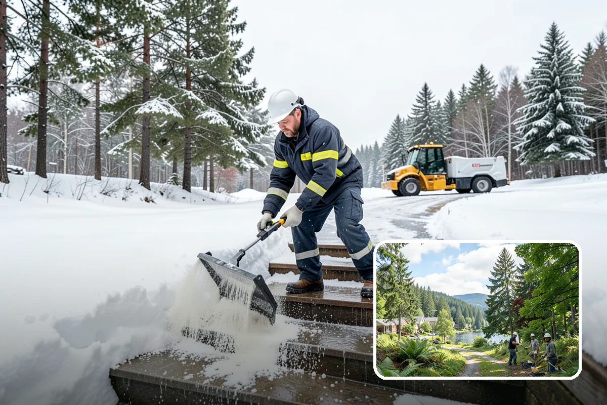 Winter Property Monitoring in Lake Forest Park, King County, WA - Catches ice risk before snow even falls
