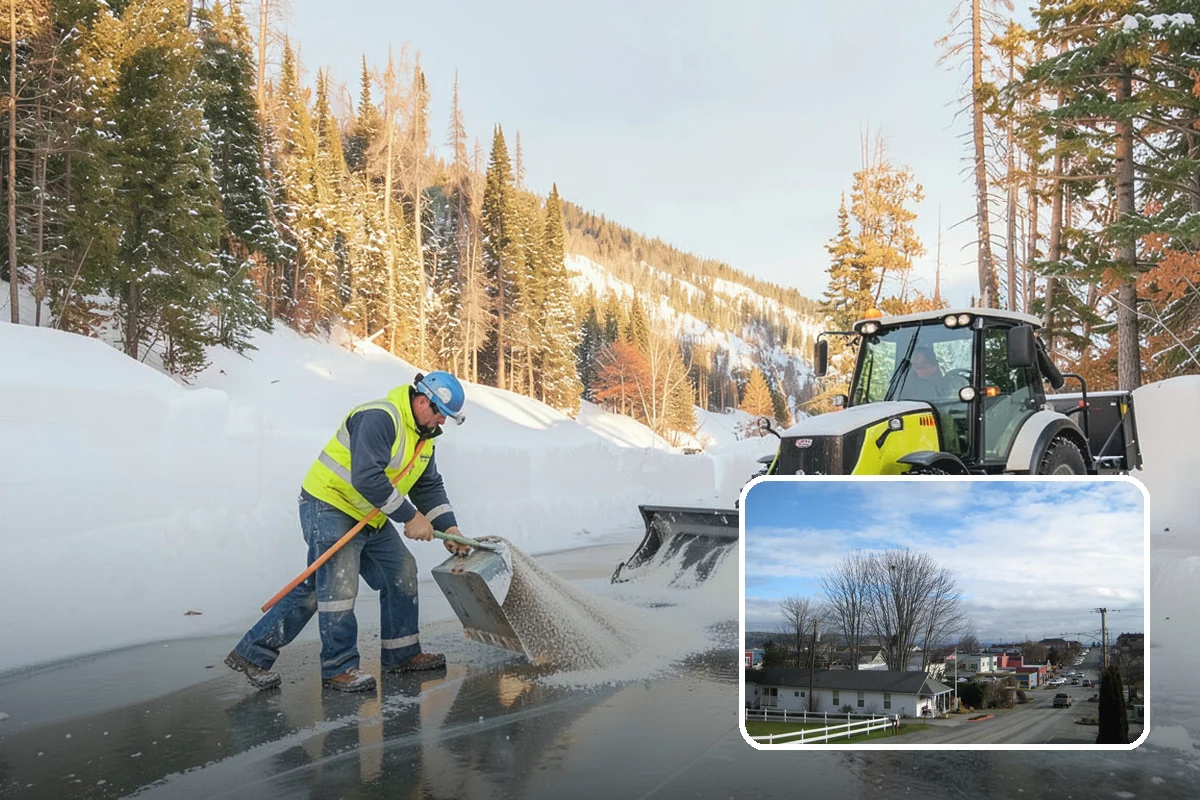 Winter Property Monitoring in Langley, Island County, WA - Catches ice risk before snow even falls