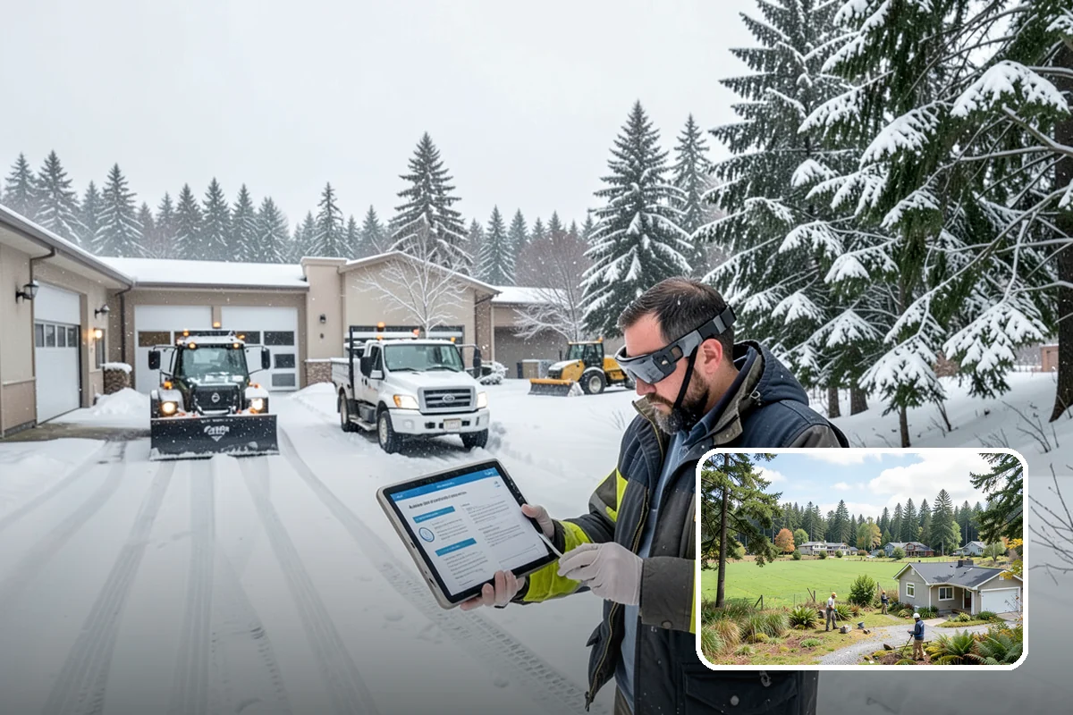 Winter Property Monitoring in Lyman, Skagit County, WA - Catches ice risk before snow even falls