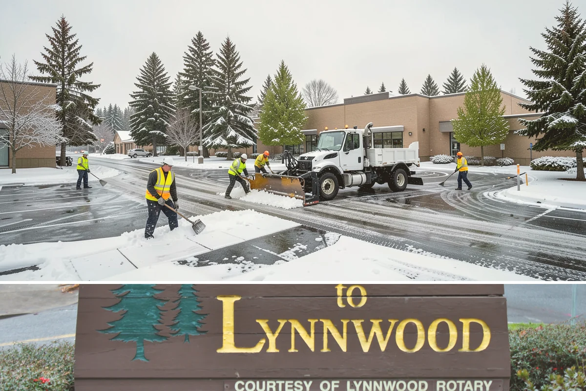 Winter Property Monitoring in Lynnwood, Snohomish County, WA - Runs continuously through the winter season when overnight refreeze and sudden storms are the biggest threats.