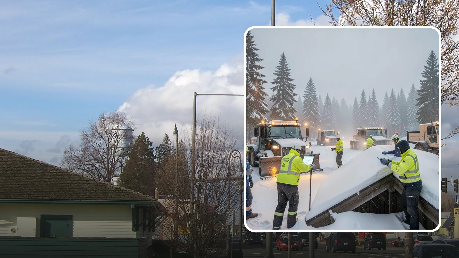Winter Property Monitoring in Marysville, Snohomish County, WA - We monitor your Western Washington property through winter, watching conditions and forecasts to act before problems form.