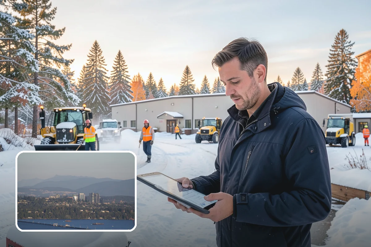 Winter Property Monitoring in Medina, King County, WA - Catches ice risk before snow even falls