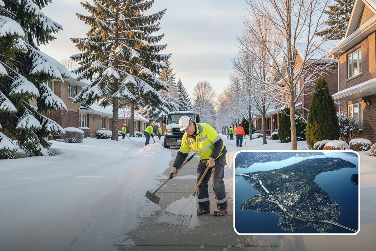 Winter Property Monitoring in Mercer Island, King County, WA - Catches ice risk before snow even falls