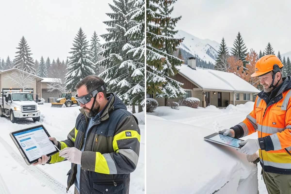 Winter Property Monitoring in Mercer Island, King County, WA - Set the property zones and risk points to watch