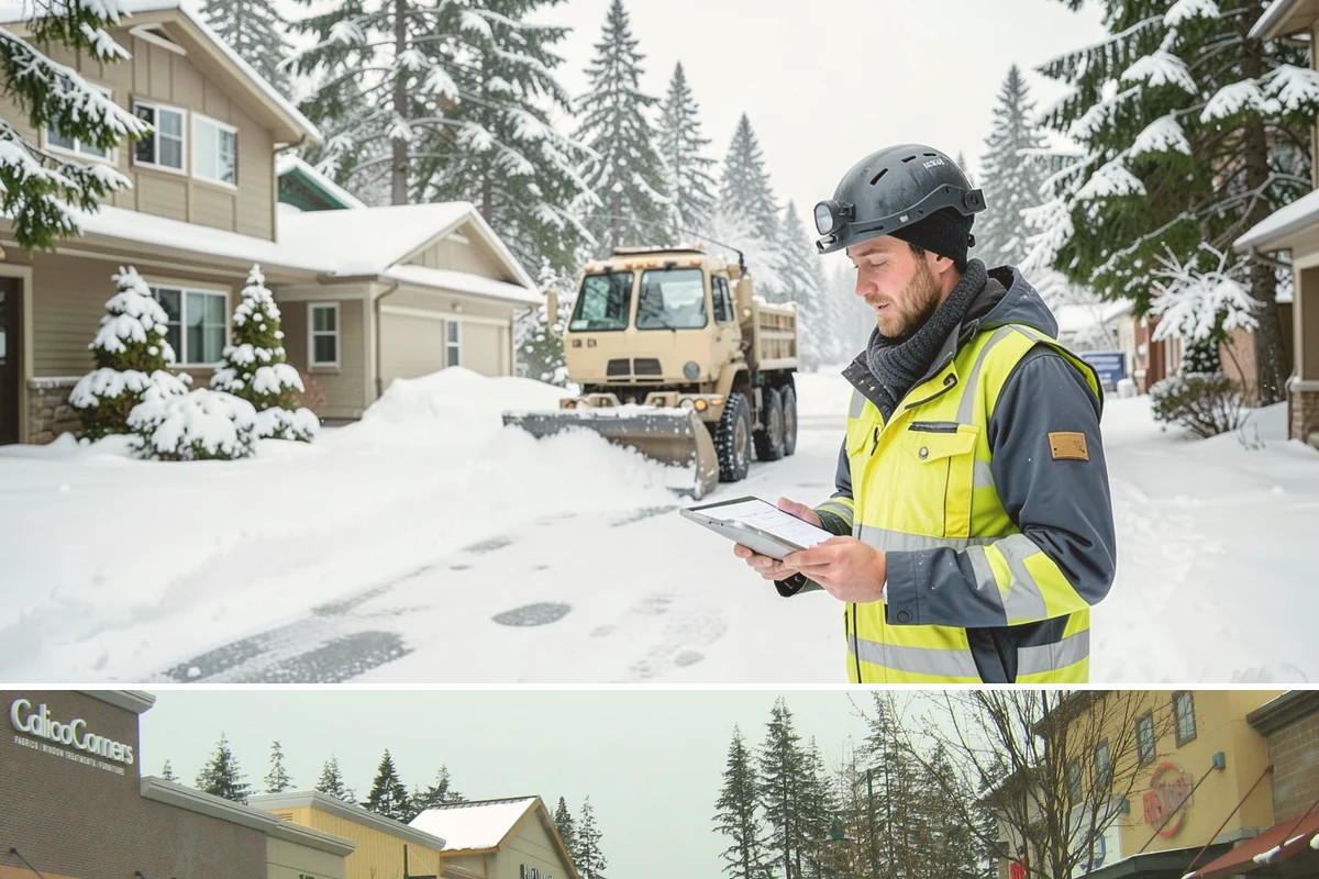 Winter Property Monitoring in Mill Creek, Snohomish County, WA - Runs continuously through the winter season when overnight refreeze and sudden storms are the biggest threats.