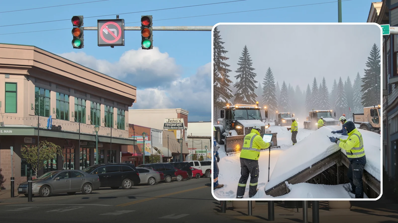 Winter Property Monitoring in Monroe, Snohomish County, WA - We monitor your Western Washington property through winter, watching conditions and forecasts to act before problems form.