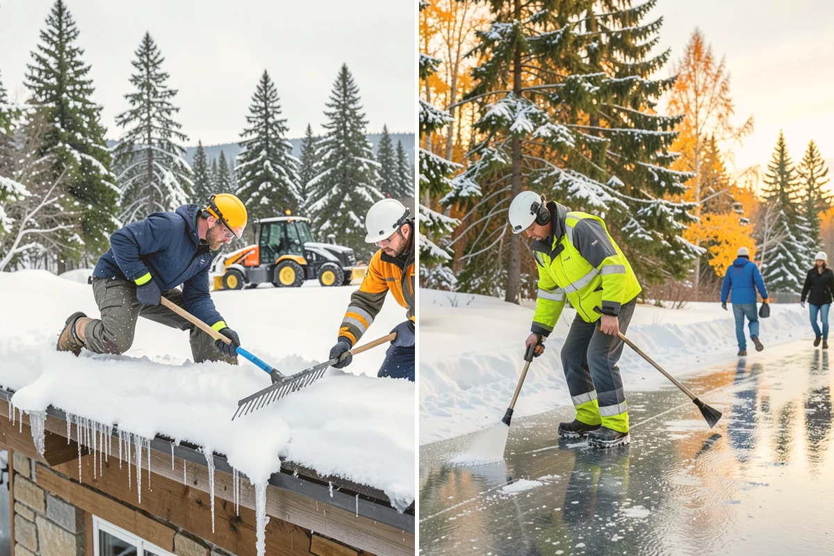 Winter Property Monitoring in Mount Vernon, Skagit County, WA - Set the property zones and risk points to watch