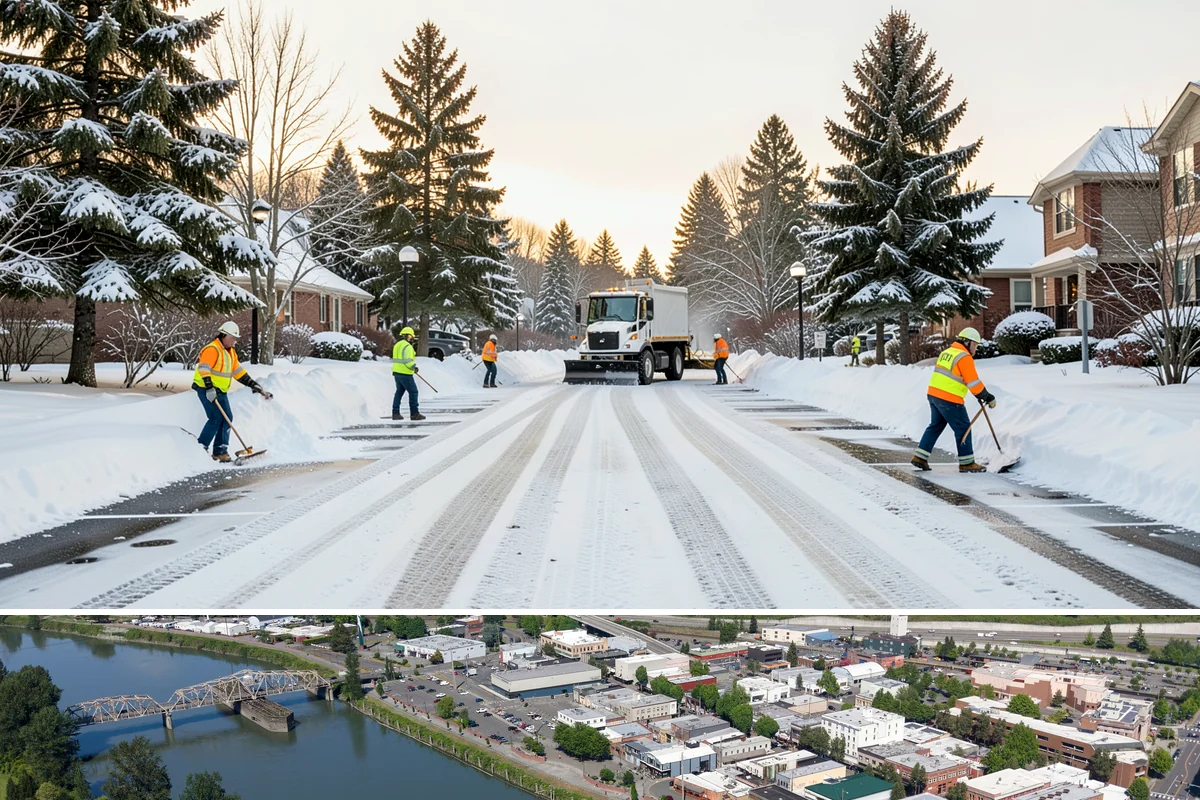 Winter Property Monitoring in Mount Vernon, Skagit County, WA - Runs continuously through the winter season when overnight refreeze and sudden storms are the biggest threats.