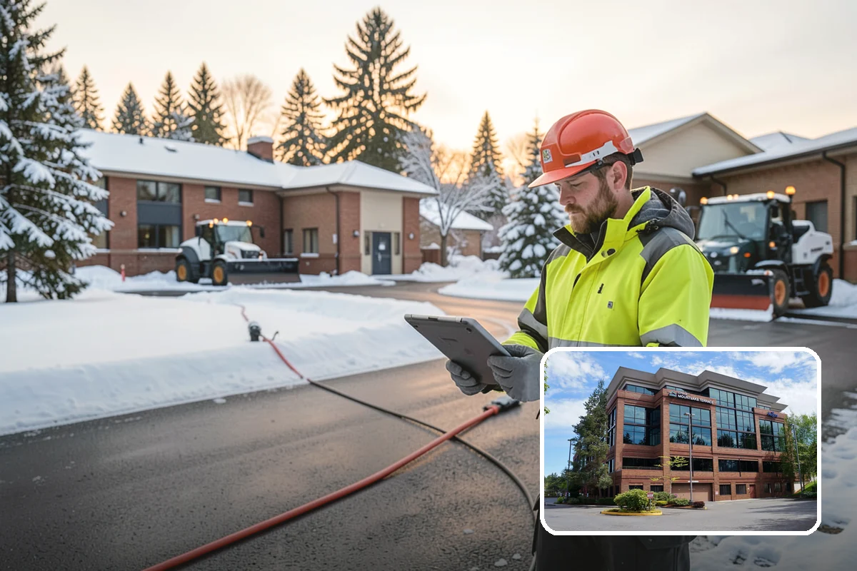 Winter Property Monitoring in Mountlake Terrace, Snohomish County, WA - Catches ice risk before snow even falls
