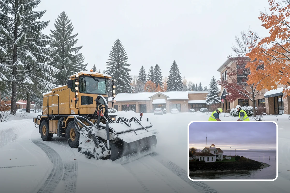 Winter Property Monitoring in Mukilteo, Snohomish County, WA - Catches ice risk before snow even falls