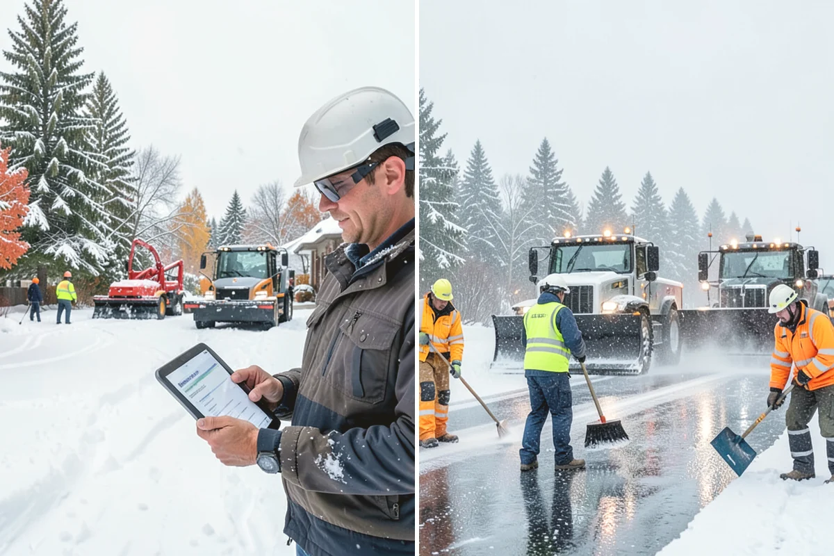 Winter Property Monitoring in Mukilteo, Snohomish County, WA - Set the property zones and risk points to watch