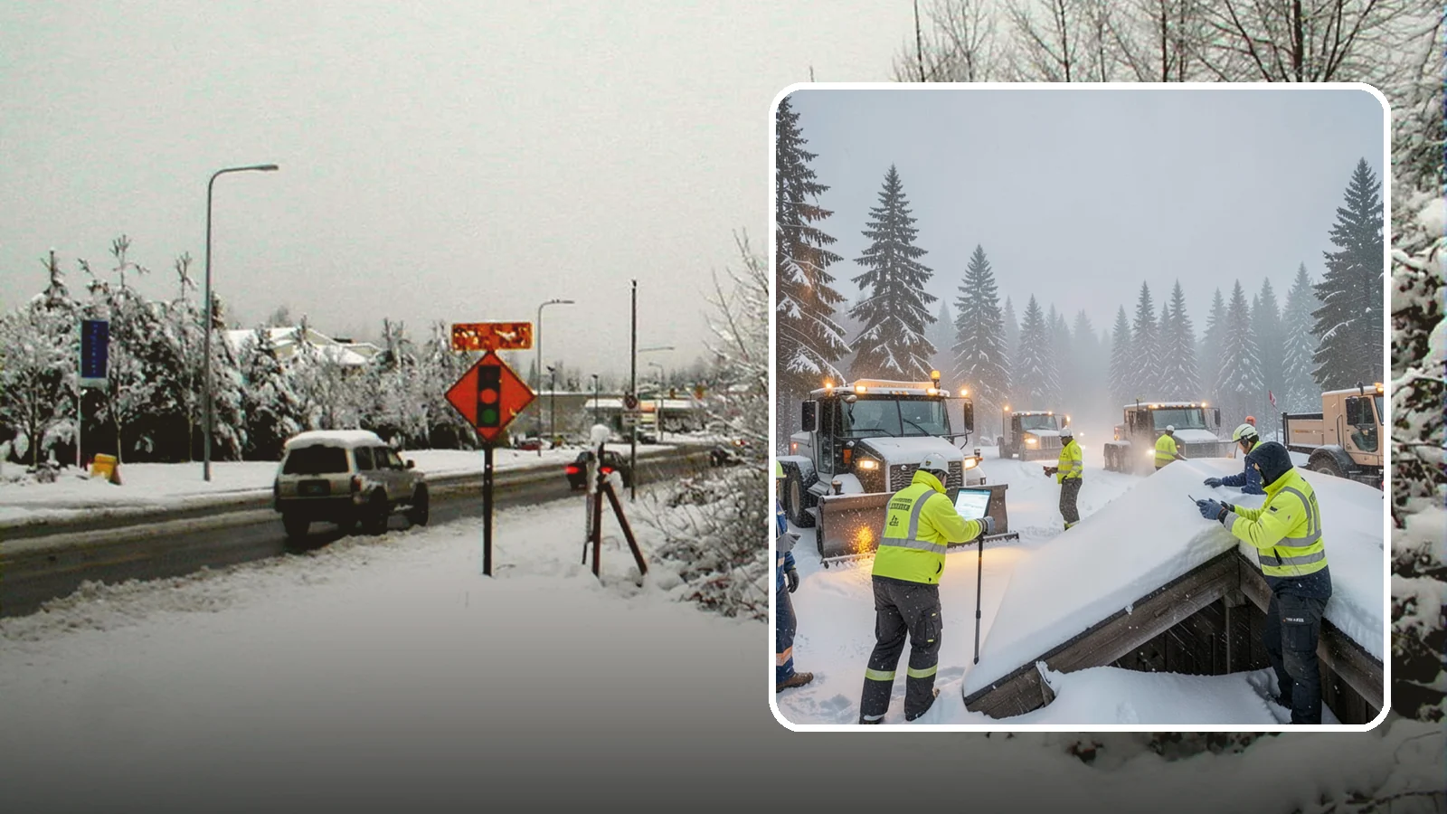 Winter Property Monitoring in Newcastle, King County, WA - We monitor your Western Washington property through winter, watching conditions and forecasts to act before problems form.