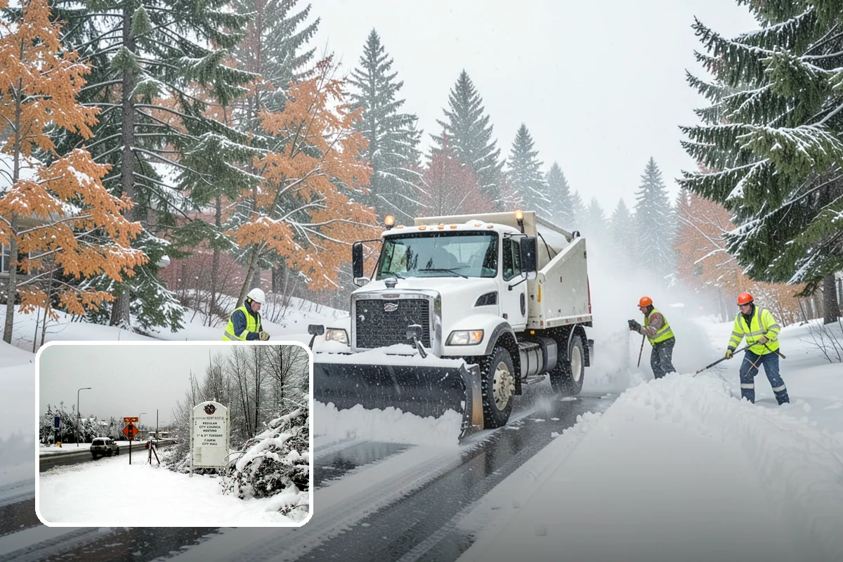 Winter Property Monitoring in Newcastle, King County, WA - Catches ice risk before snow even falls