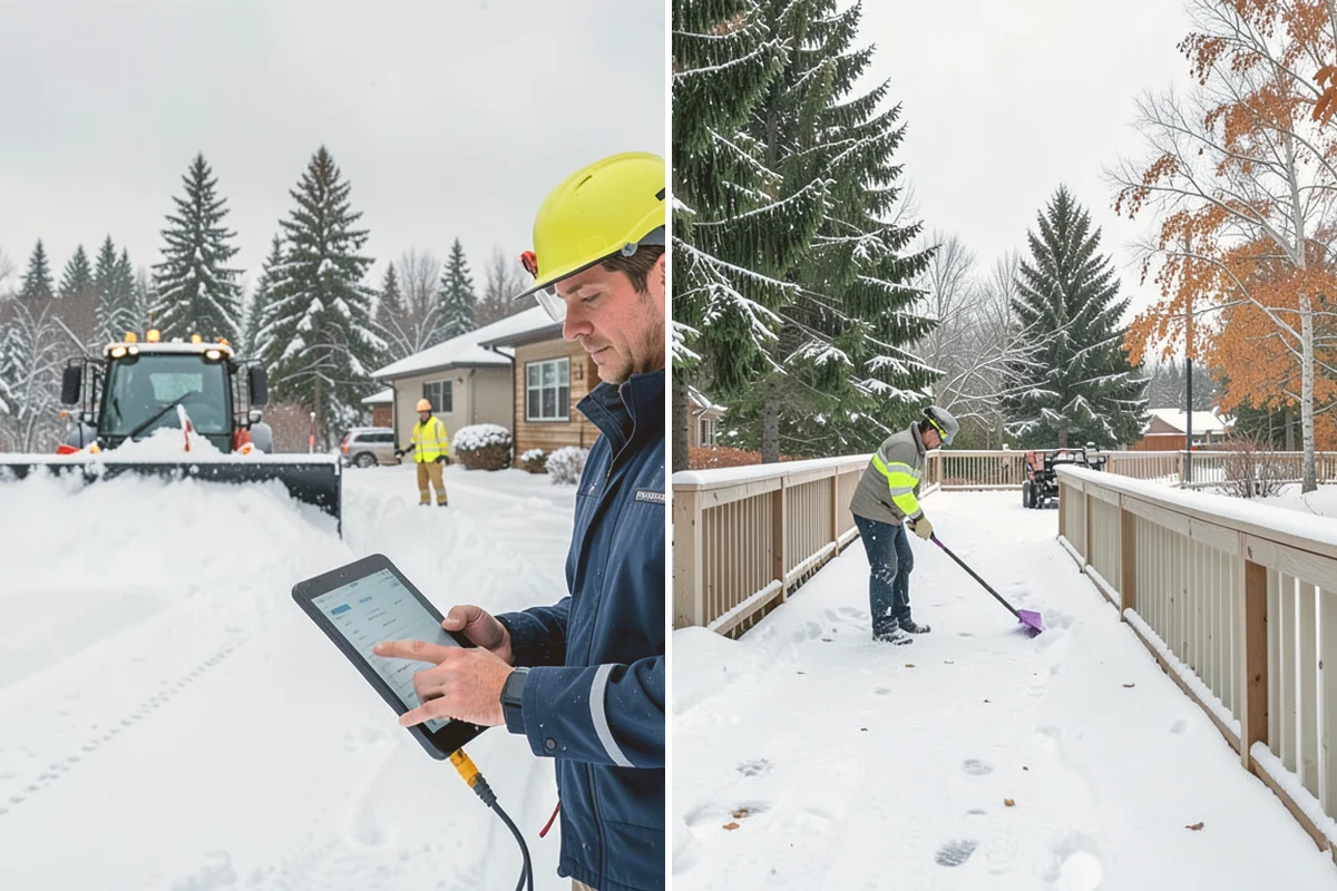 Winter Property Monitoring in Newcastle, King County, WA - Set the property zones and risk points to watch