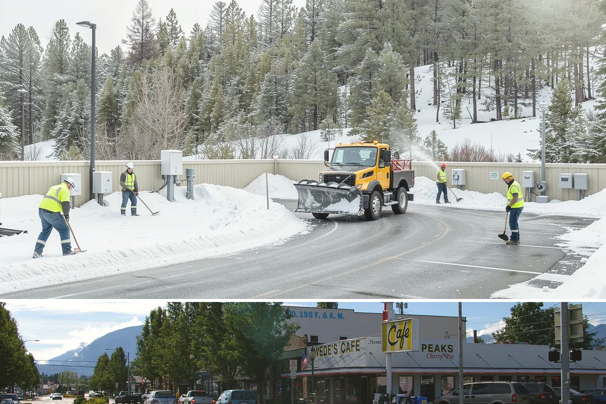 Winter Property Monitoring in North Bend, King County, WA - Runs continuously through the winter season when overnight refreeze and sudden storms are the biggest threats.