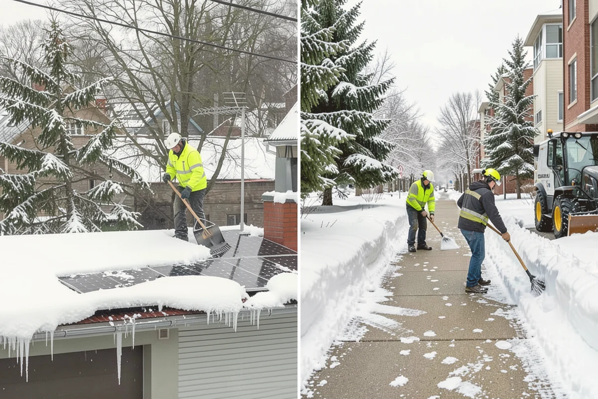 Winter Property Monitoring in Orting, Pierce County, WA - Set the property zones and risk points to watch