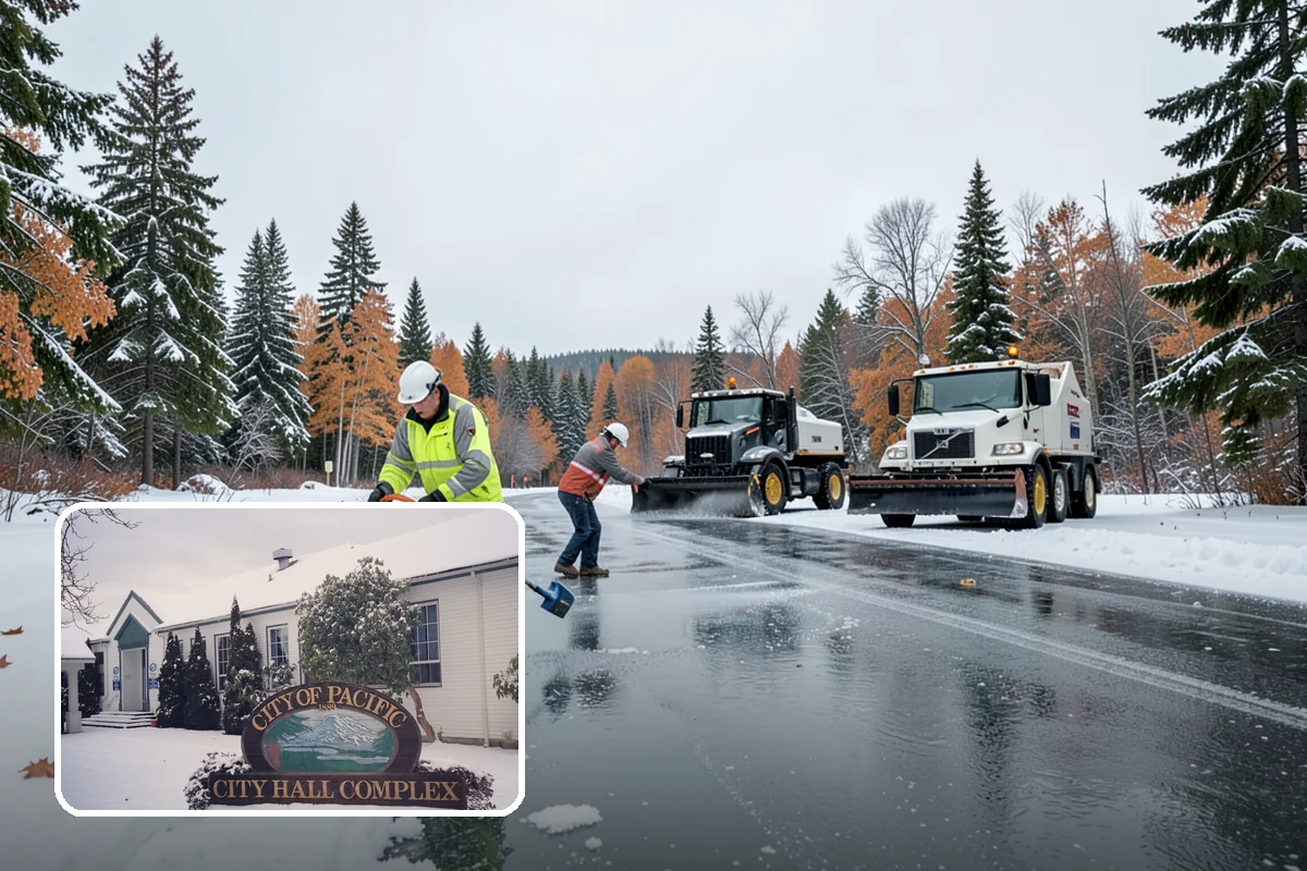 Winter Property Monitoring in Pacific, King County, WA - Catches ice risk before snow even falls
