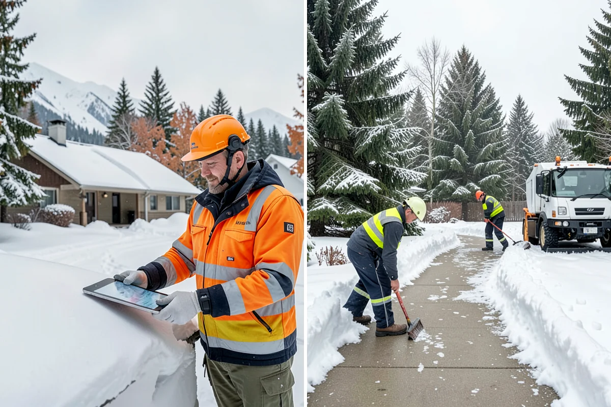 Winter Property Monitoring in Pacific, King County, WA - Set the property zones and risk points to watch