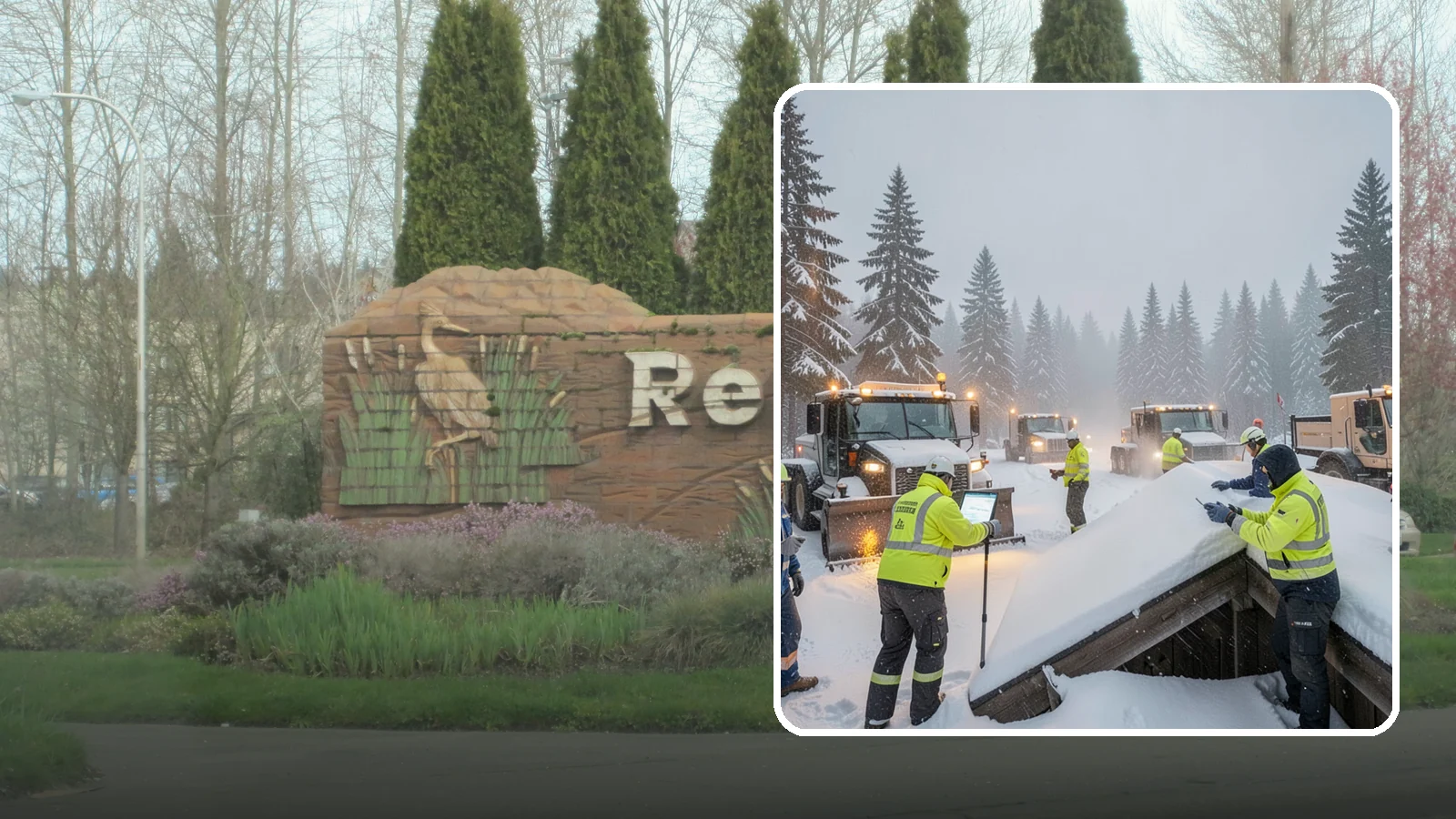Winter Property Monitoring in Renton, King County, WA - We monitor your Western Washington property through winter, watching conditions and forecasts to act before problems form.