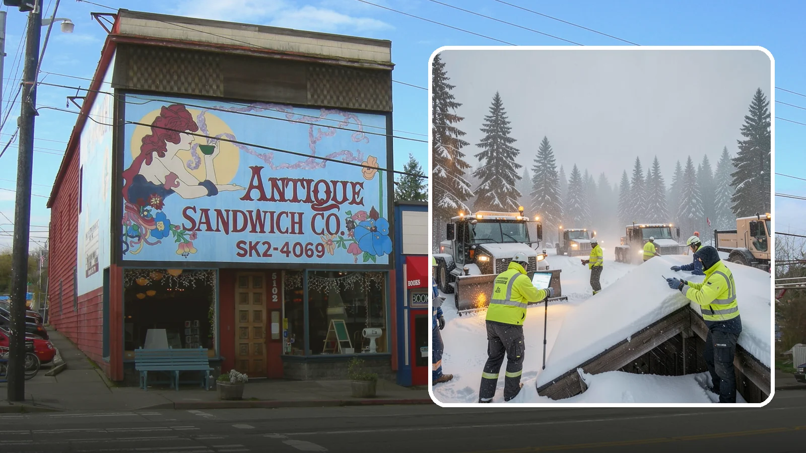 Winter Property Monitoring in Ruston, Pierce County, WA - We monitor your Western Washington property through winter, watching conditions and forecasts to act before problems form.
