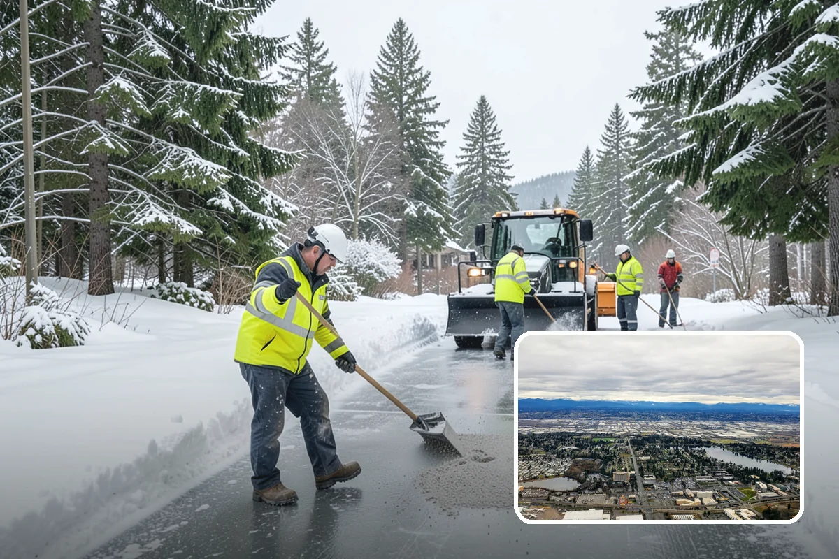 Winter Property Monitoring in SeaTac, King County, WA - Catches ice risk before snow even falls