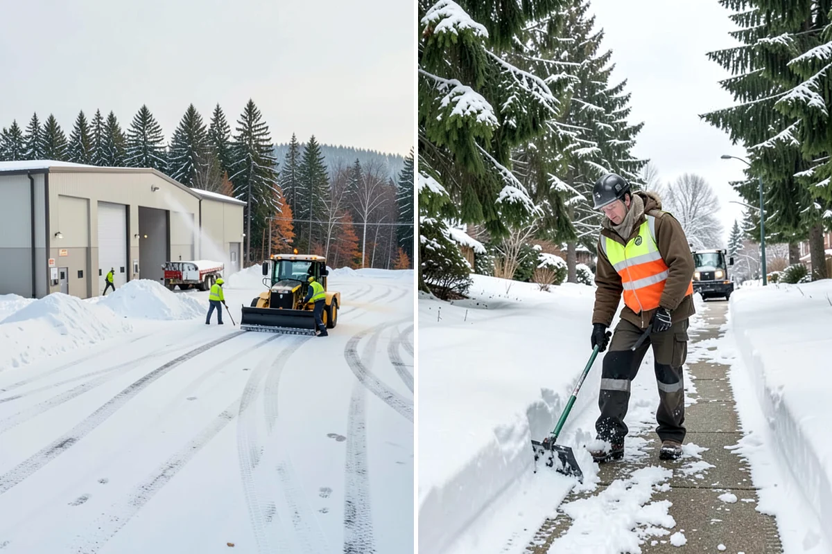 Winter Property Monitoring in SeaTac, King County, WA - Set the property zones and risk points to watch