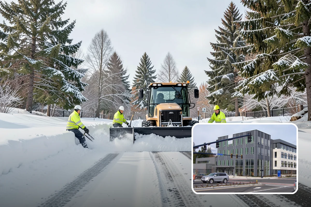 Winter Property Monitoring in Shoreline, King County, WA - Catches ice risk before snow even falls