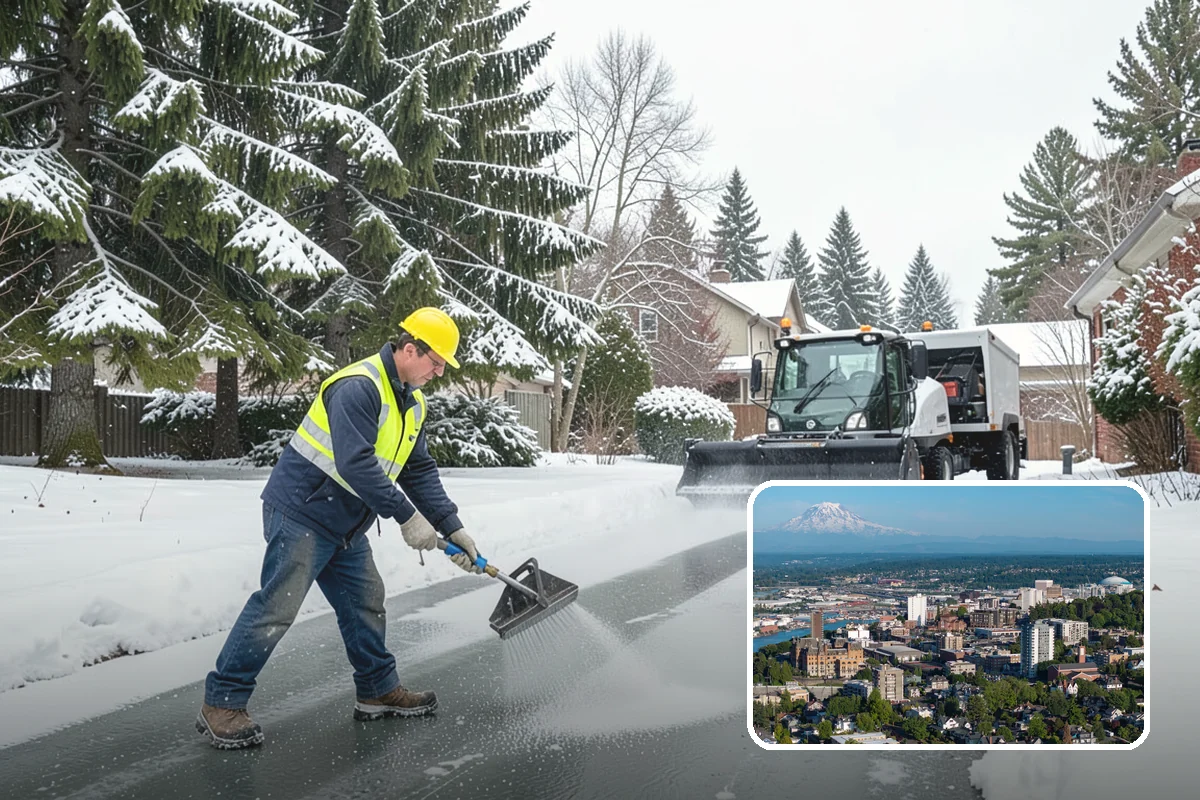 Winter Property Monitoring in Tacoma, Pierce County, WA - Catches ice risk before snow even falls